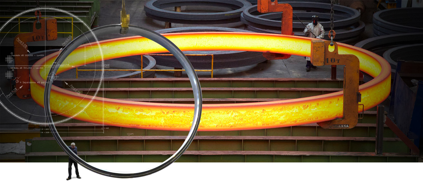 Manufacture of seamless rolled rings